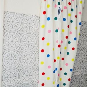 Old Navy Polkadot Flannel Pajama Bottoms